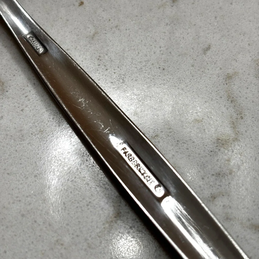 Farberware Dot Dinner Tablespoons Set of 4 Stainless Flatware Replacement